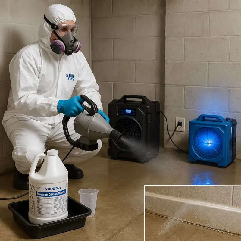 Sanitization and Odor Removal process in Whitehall, MI