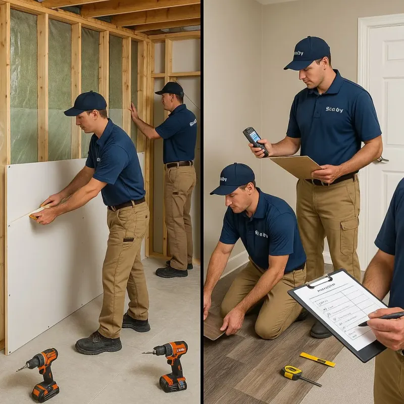 Repairs and Reconstruction process in Whitehall, MI