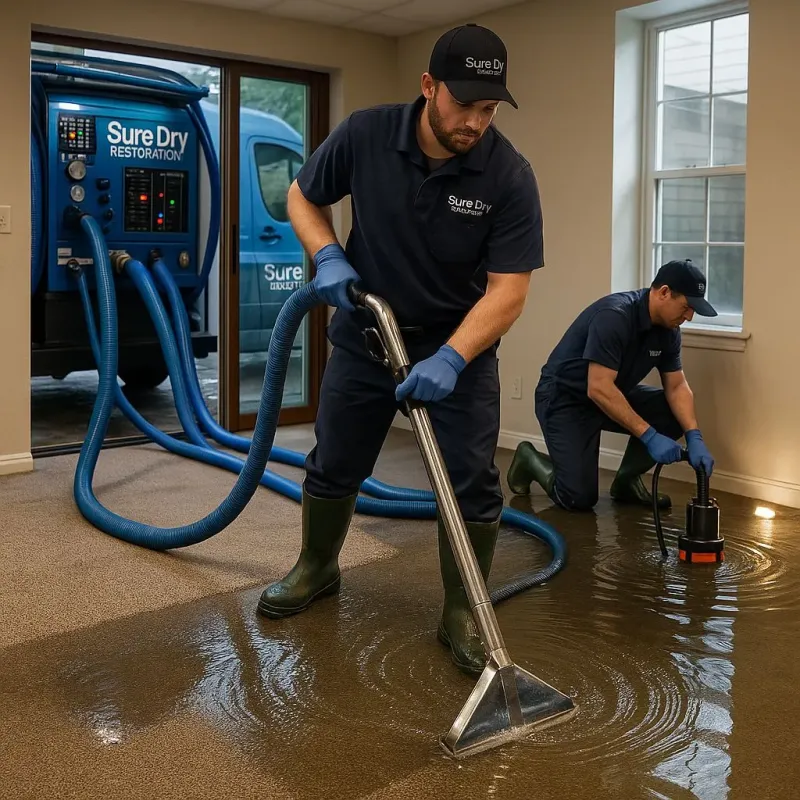Water Extraction and Removal process in Whitehall, MI
